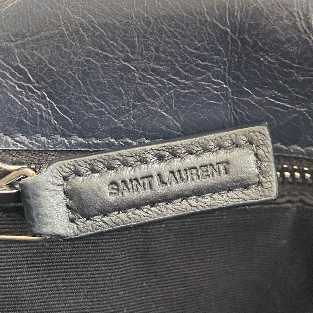 YSL Niki Medium Chain Bag- Navy - Picture 7 of 14